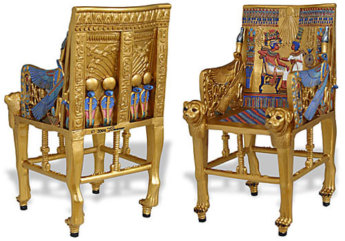 История стула.Трон Тутанхамона