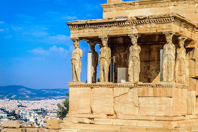 Афинский Акрополь.Храм с Кариатидами