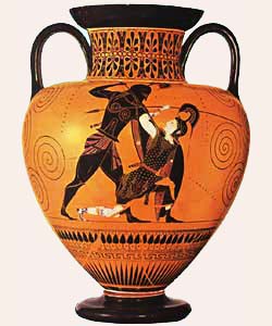 Вазопись Древней Греции. Стили вазописи.Чернофигурный стиль в вазописи древней греции