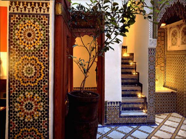 марокканский стиль в интерьере.Ниши в стене